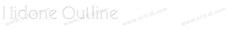 Hidone Outline字体转换